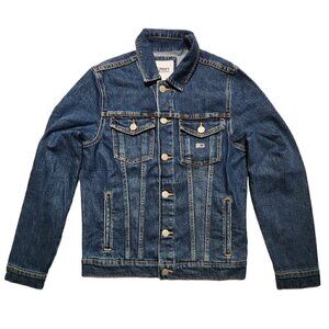 Tommy‎ Hilfiger Men's Denim Trucker Jacket Moisture Control Size Small